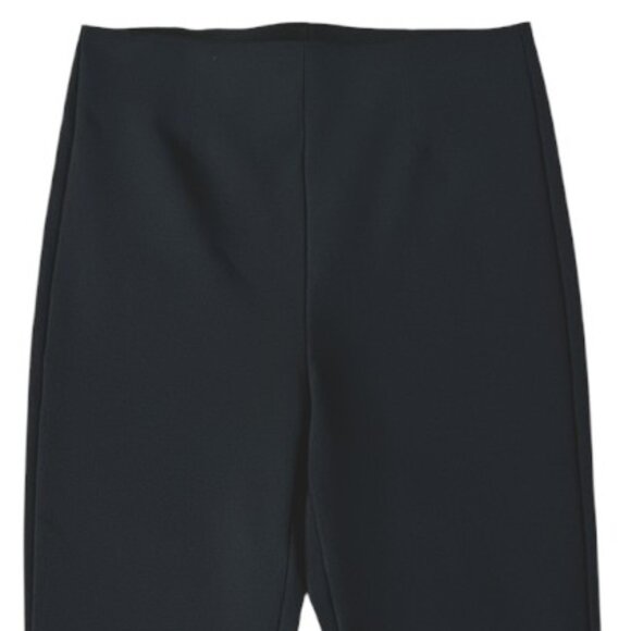 Zara Black Flared Dress Pants Small Stretch Workwear Trousers Polished Look - Picture 3 of 7